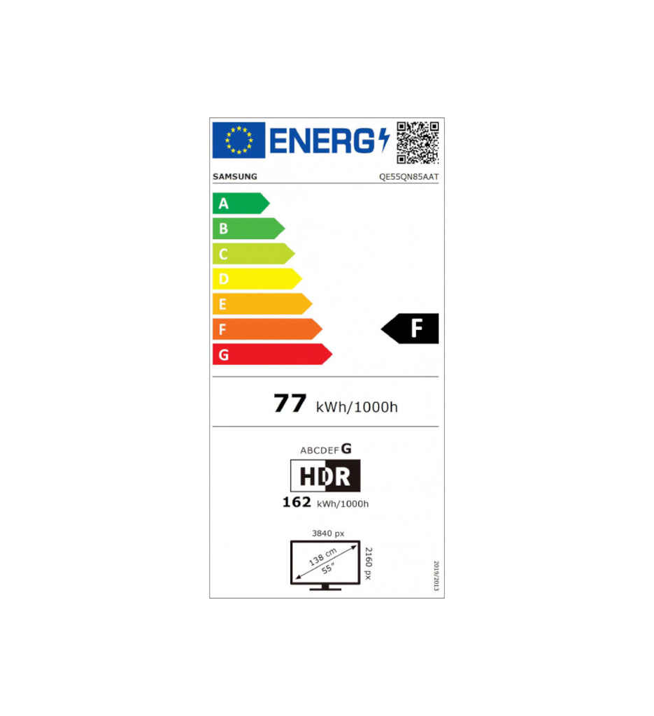 TV NEO QLED 138CM °SAMSUNG QE55QN85BATXXC