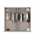 ARMOIRE 2PT-226CM-CHENE ARTISAN-BLACK OAK-AG317.4852-APOLLON