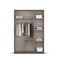 ARMOIRE 3 PT-CHENE ARTISAN/GRIS METAL-AC171.2515-BUTTE