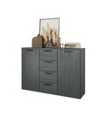 COMMODE 2PT/3T-24CBEA26-GALAXY CARBON