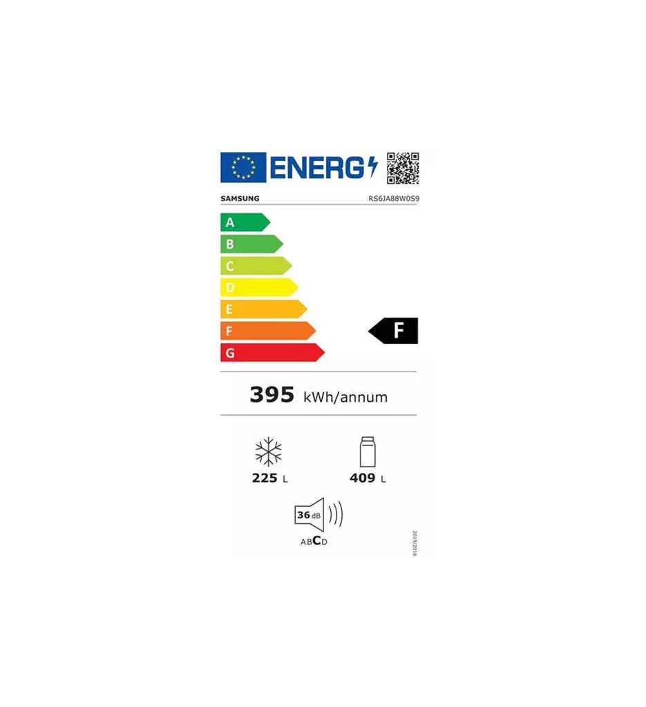 REF. US 634L NO FROST F °°°SAMSUNG RS6JA88W0S9/EF