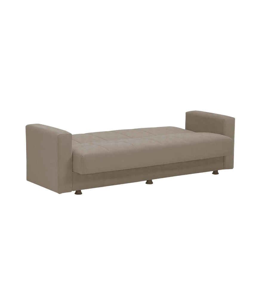 BANQUETTE CLIC-CLAC-PU TAUPE-DAVE