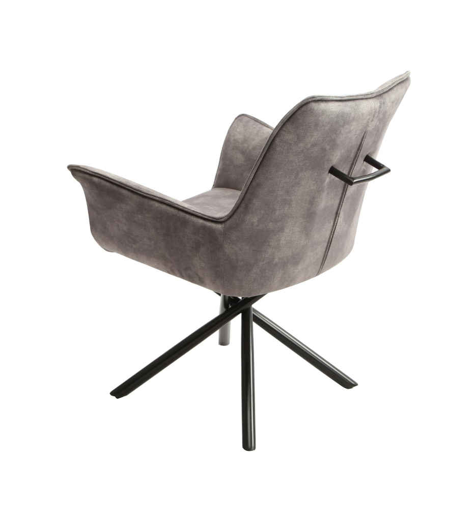 CHAISE AVEC ACCOUDOIOR 58304GA - BELLAGIO GRIS ANTRACITE