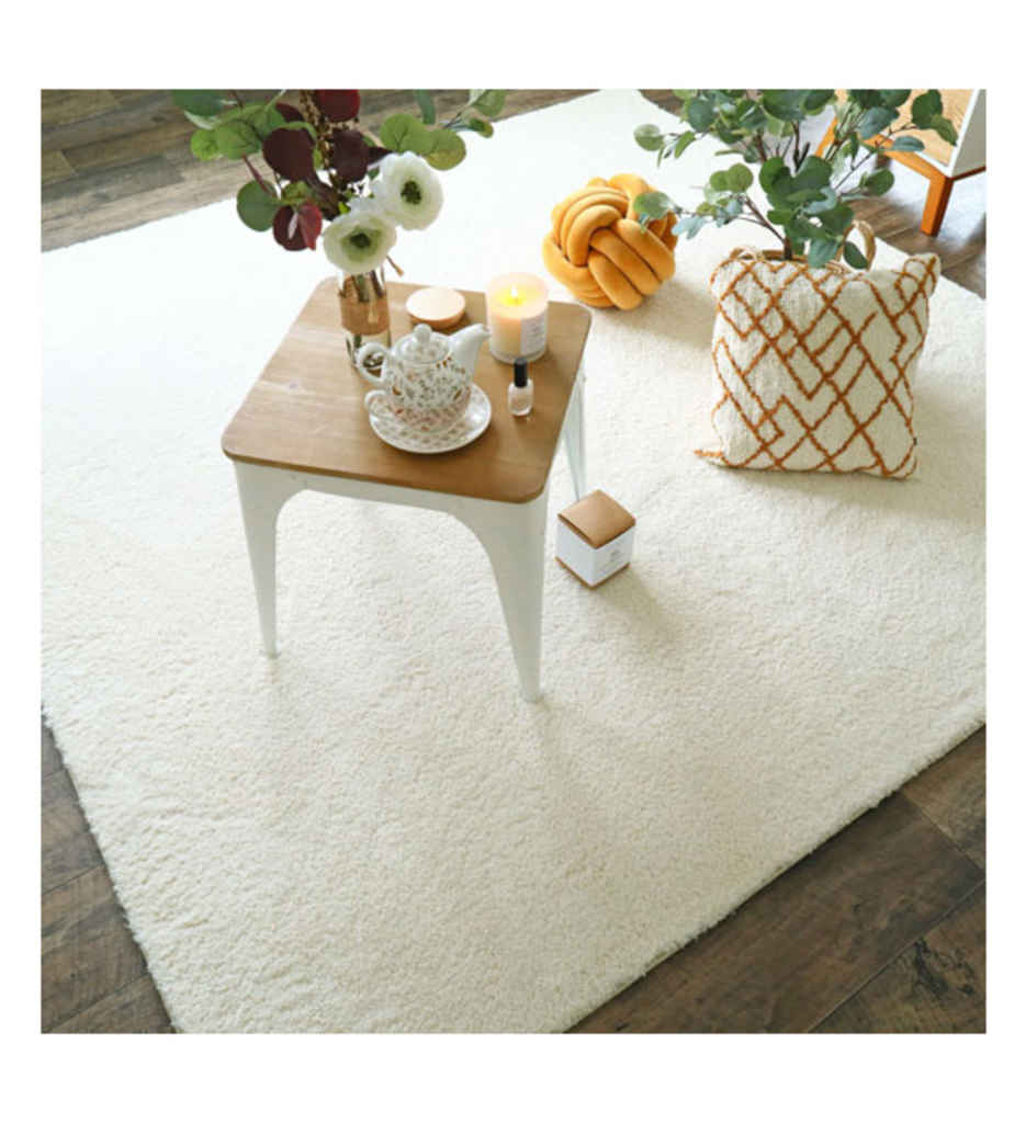 tapis 120X160 120990 - tendresse blanc