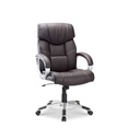 CHAISE DE BUREAU 'DALI' PU MARRON 9725-1