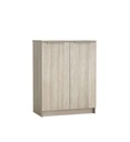 Rangement bas SPACE coloris chêne shannon 360281
