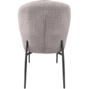 #CHAISE TISSU GRIS-52955GR-COCOON