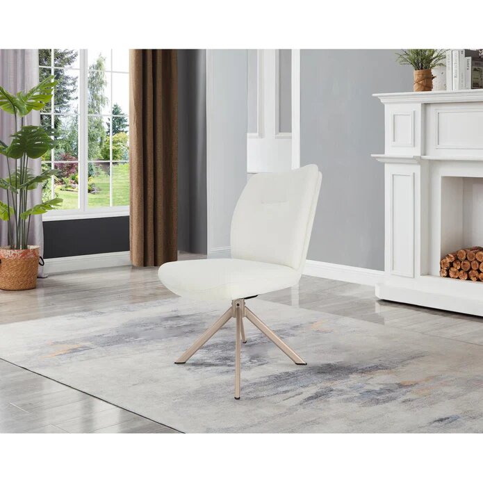 CHAISE PIVOTANTE-TISSU LIN-52953LI -PITT