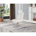 CHAISE PIVOTANTE-TISSU LIN-52953LI -PITT