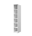 ARMOIRE 1PT/REV D-G-45CM-2497KL17-OPTIMA-BLANC