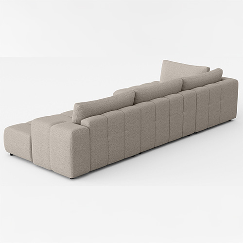 ANGLE DROIT "U" CONVERTIBLE-TISSU ABRIAMO 02 BEIGE-ESSA