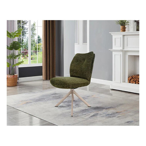CHAISE PIVOTANTE-TISSU VERT-52953VE-PITT