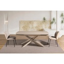 TABLE PLATEAU CERAMIQUE-180(260)CM-TRAVERTIN-53120TR-COBALT