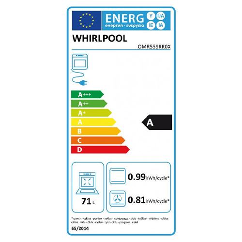 # FOUR PYRO 71L A °°WHIRLPOOL OMR559RR0X