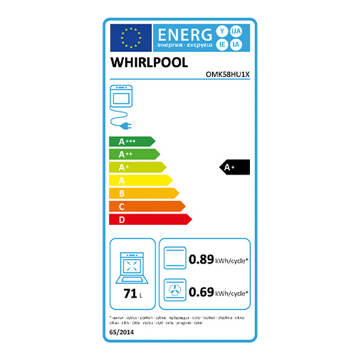 # FOUR HYDRO. 71L A+ °WHIRLPOOL OMK58HU1X