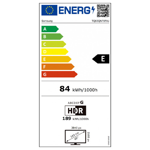 TV MINI LED 164CM E °°°SAMSUNG TQ65QN70F