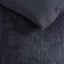 HC3 Polyester Teddy Fusain Bien Au Chaud 125372