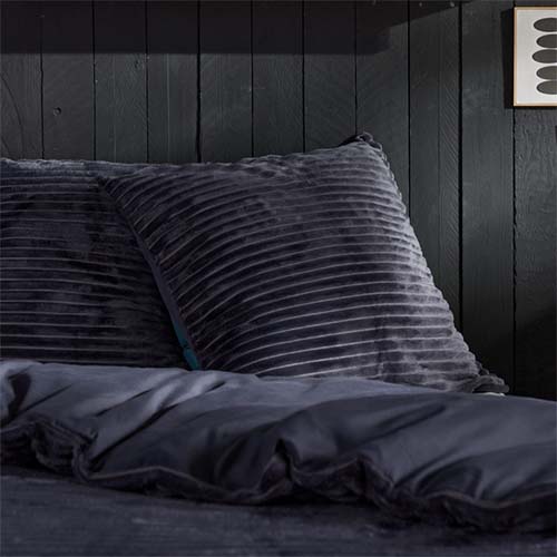 HC3 Polyester Ribbed Fusain Bien Au Chaud 125380