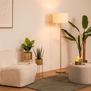 Lampadaire droit Tina Boucle haut 150 cm or 202644