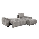 ANGLE DROIT-COUCHAGE+COFFRE-RHF CHAISE W/COFFRE-TISSU SOLO GRIS 454-KF7826-SOLO 2