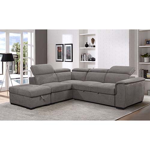 #ANGLE G-2-STORAGE OTT-BED+CHAISE+SEATER W-19973-L3-NONO-017 ANTRACITE -CAPRERA