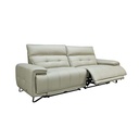#CANAPE 3 PLACES 224 CM-R2,5 31-2 RELAX ELECTRIQUE-FULL LEATHER 11662A FROST-DBS6A7P01-1856-7P-EB2H-INCH