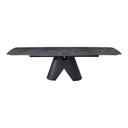 TABLE CERAMIQUE-AV ALLONGE 200(300)*100 CM-ANTHRACITE-27611GA-PLAZA