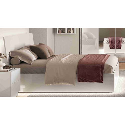 LIT 160*200 CM-579033-16-BLANC BRILLANT-TROPEA