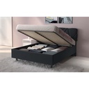 LIT 160*200 CM-AVEC COFFRE-LYCRA GRIS ANTHRACITE-622317-56C-POP