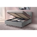 LIT 160*200 CM-AVEC COFFRE-LYCRA AVEC COFFRE-LYCRA GRIS LIGHT-622617-56C-POP