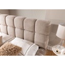 LIT + COFFRE- 160*200 CM-TISSU FREYA 210.02-CREME-SEWILLA