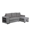 #ANGLE REVERSIBLE CONVERTIBLE + COFFRE-TISSU OTE MODERN #450 GRIS#21248-LUCENA