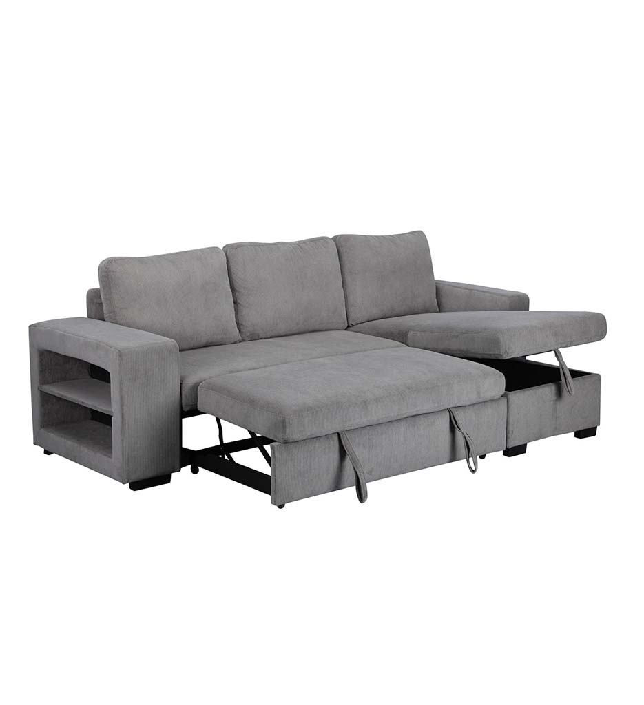 #ANGLE REVERSIBLE CONVERTIBLE + COFFRE-TISSU OTE MODERN #450 GRIS#21248-LUCENA