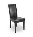 #Chaise GUEVARA Marron/noir mat CBA 352151