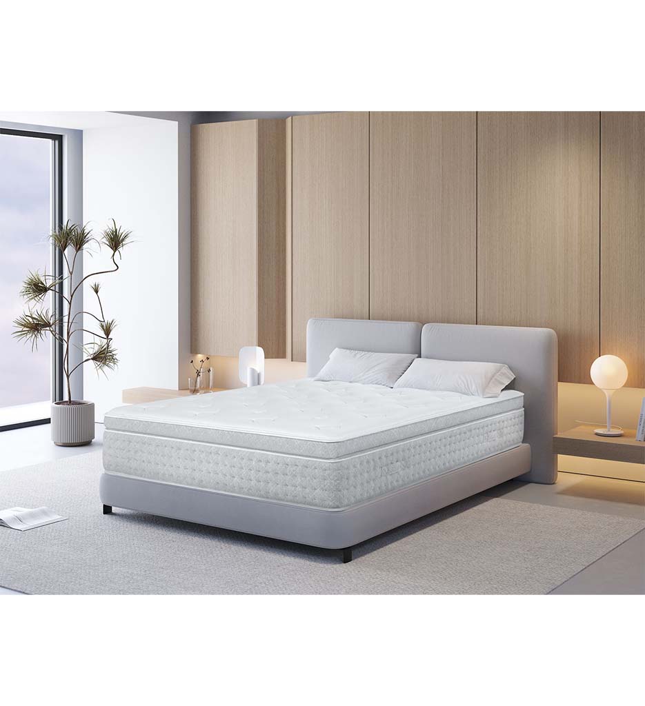 #MATELAS ROULE RESSORTS ENSACHES-GEL-160*200/37CM-P2024041-VIENNE