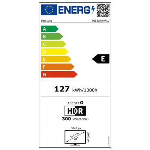 TV MINI LED 213CM E °°°SAMSUNG TQ85QN70F