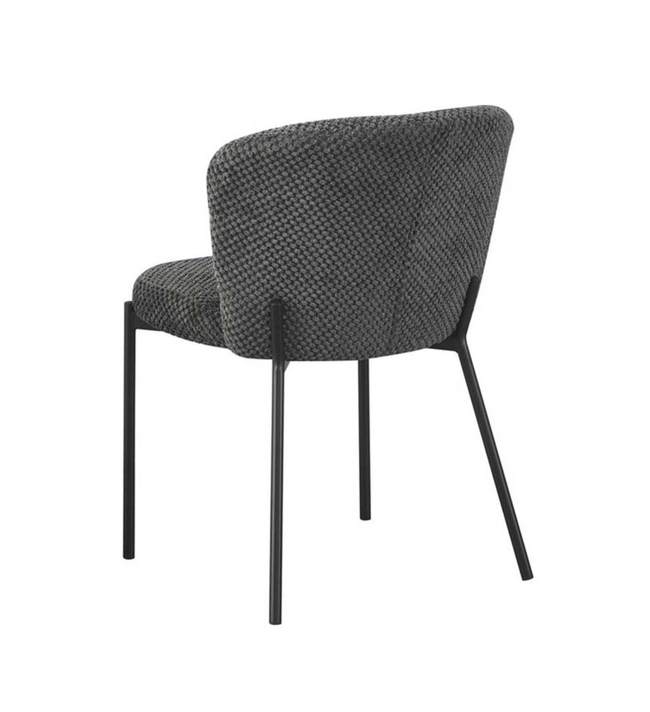 CHAISE TISSU GRIS ANTHRACITE-25710GA -CALVI