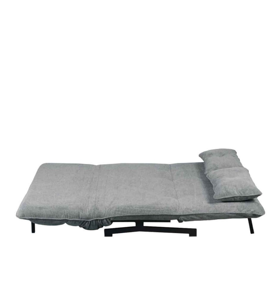 BANQUETTE LIT-L 133CM-TISSU GREY-LLM-76-GRIGIO