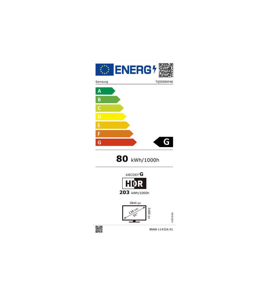 TV OLED 139CM G °°SAMSUNG TQ55S90F