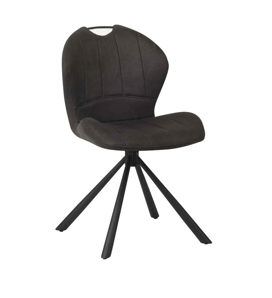#CHAISES PIVOTANTE 180°-GRIS 16231GR -BURTON 2