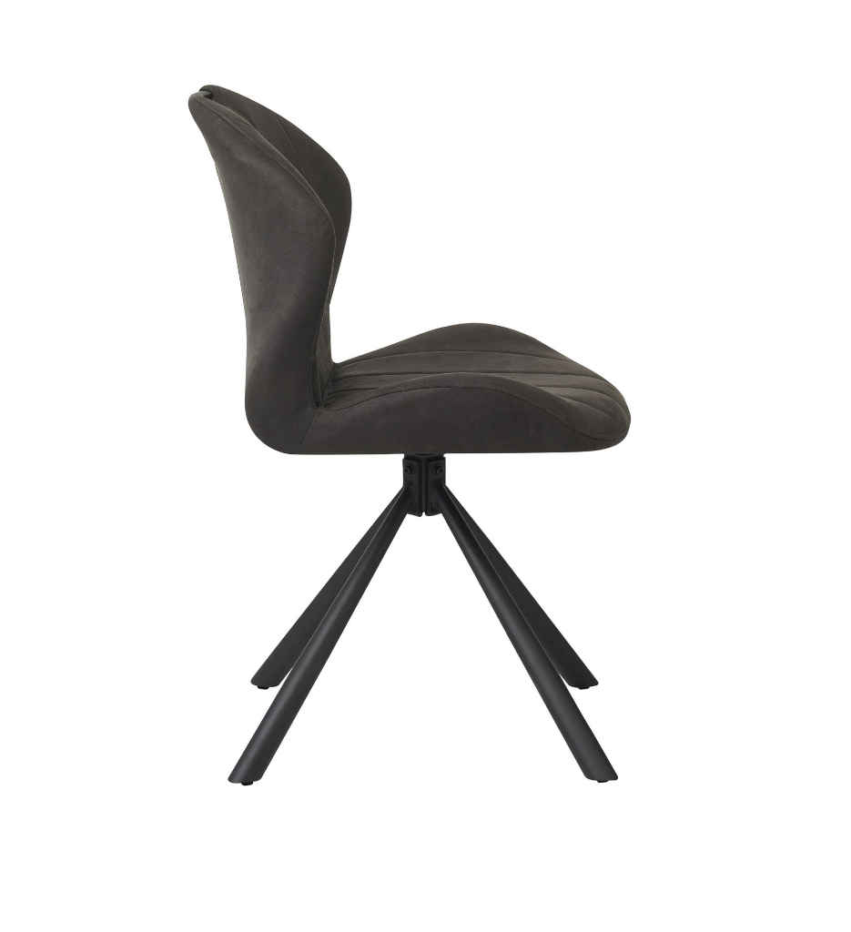 #CHAISES PIVOTANTE 180°-GRIS 16231GR -BURTON 2