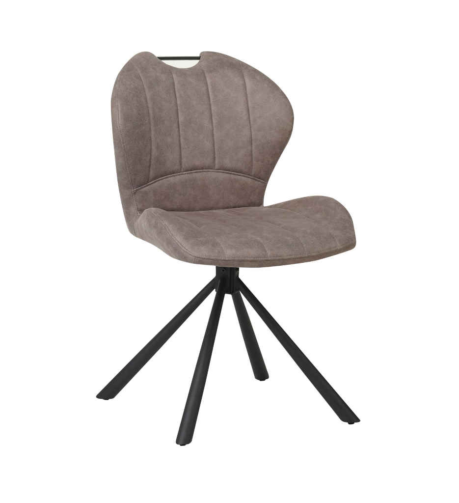 #CHAISES PIVOTANTE 180°-TAUPE-16231TA -BURTON 2