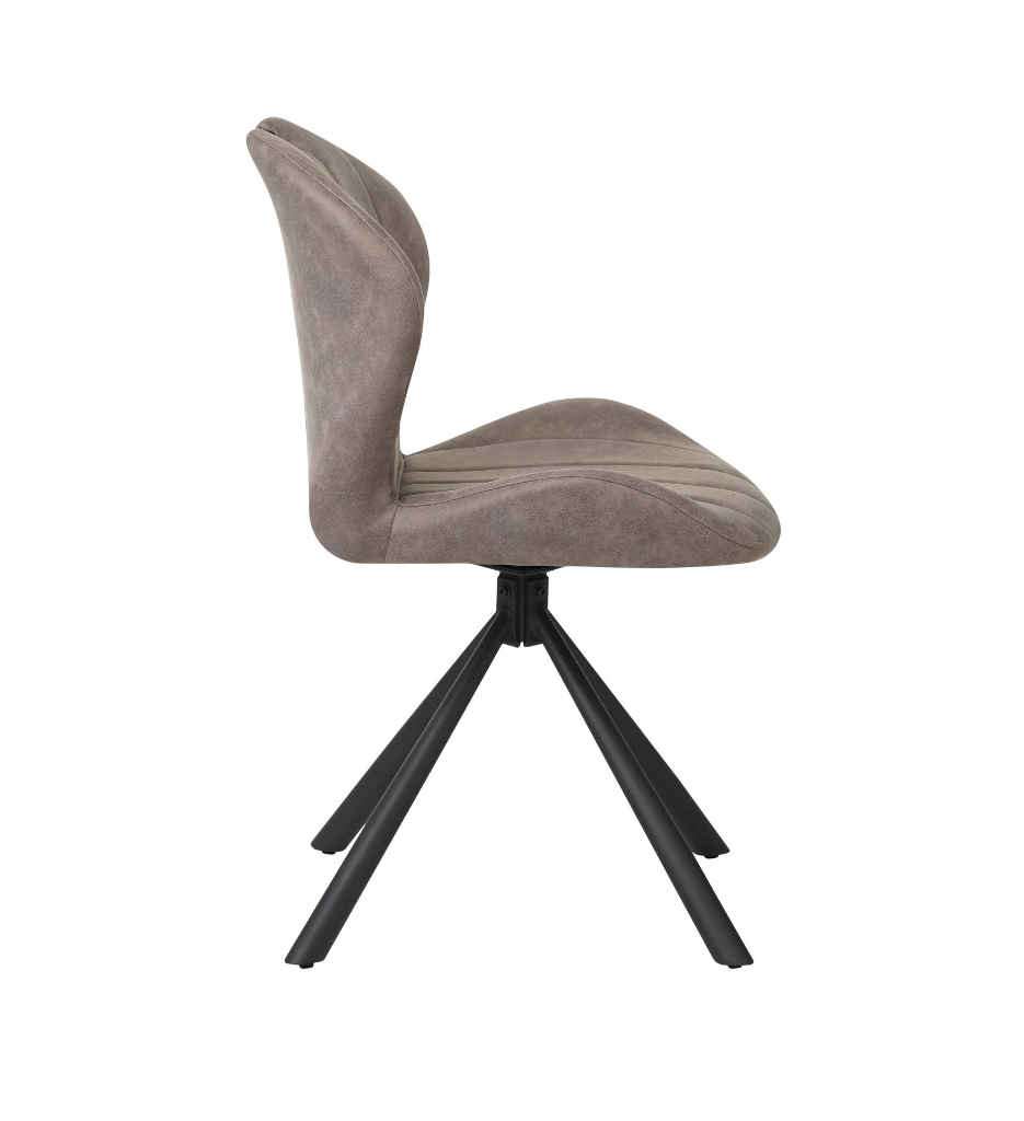 #CHAISES PIVOTANTE 180°-TAUPE-16231TA -BURTON 2