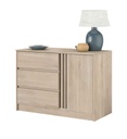 COMMODE 1PT/3T-3580COPT-JAPAN OAK-ESCALE