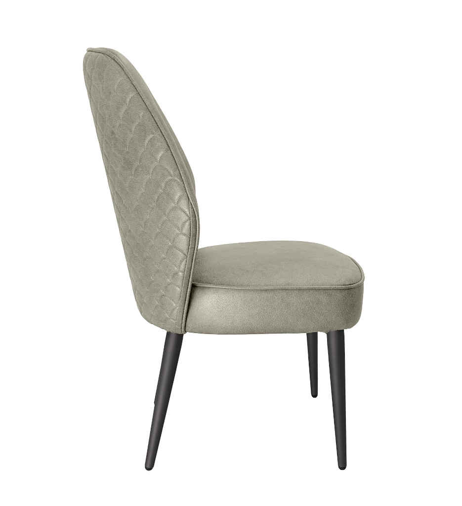 #CHAISE TISSU -TAUPE-52961TA-BORNEO