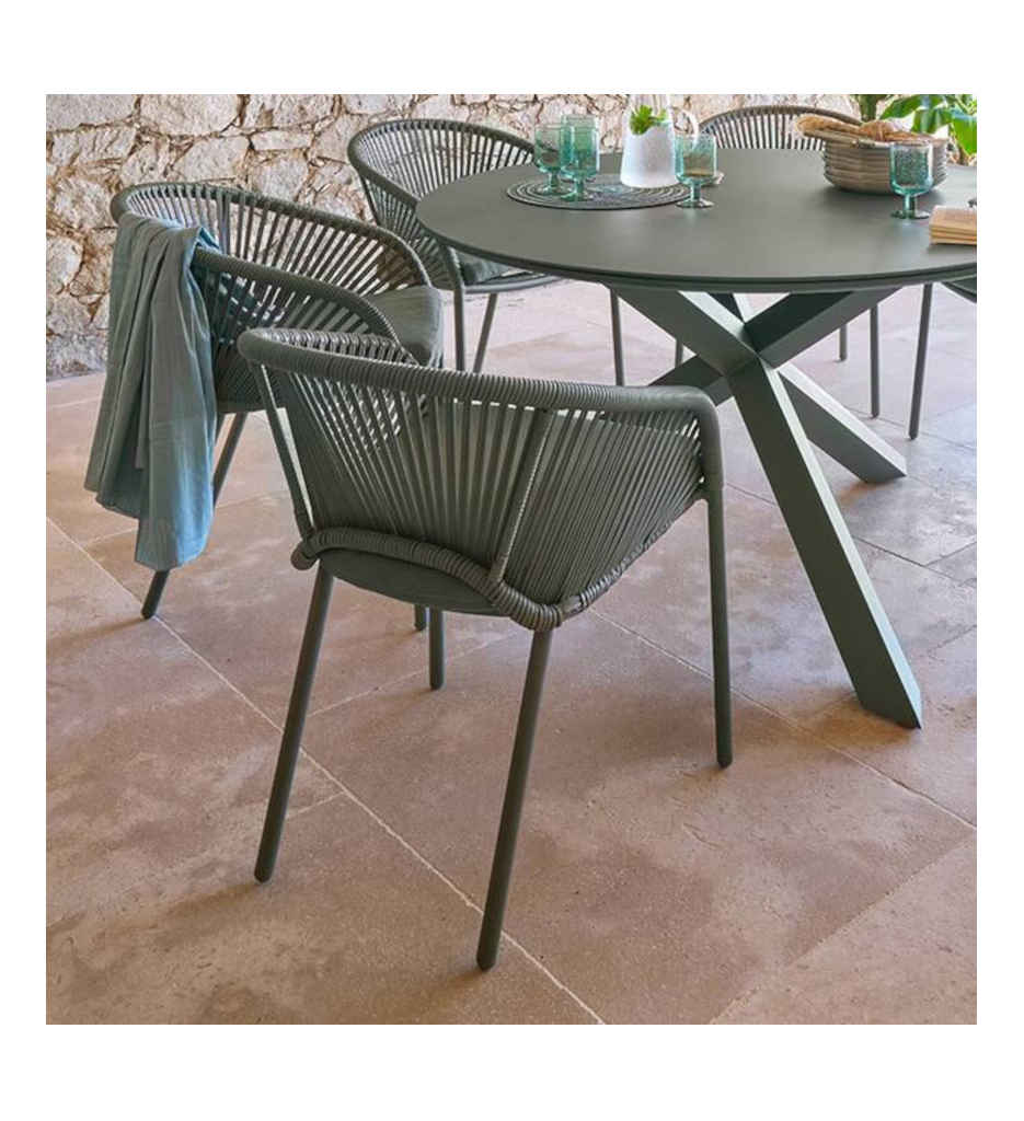 Fauteuil Oryon aluminium laurier JJA 210551A