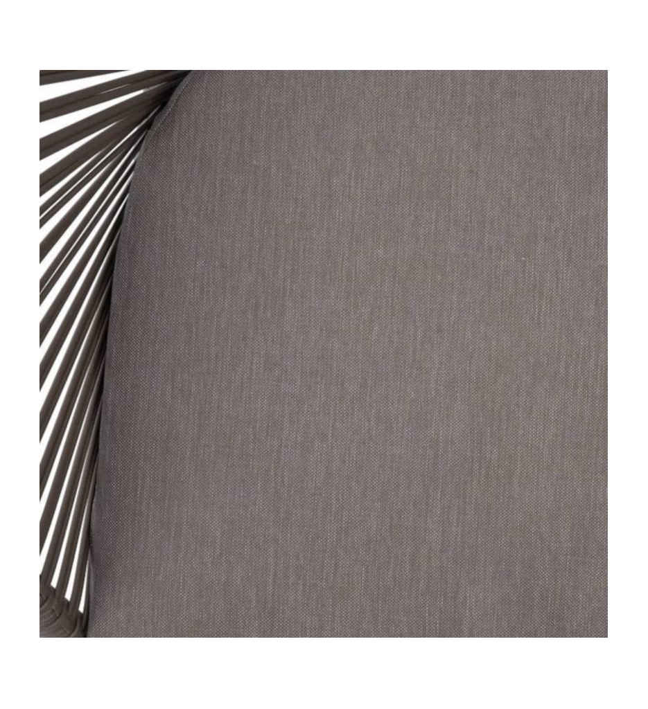 Fauteuil Oryon aluminium café JJA 210551C