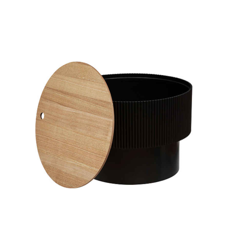 Table basse coffre Enola noir JJA 197741B