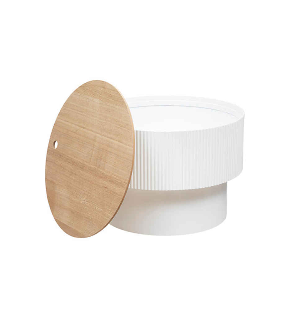 Table basse coffre Enola blanc JJA 197741A