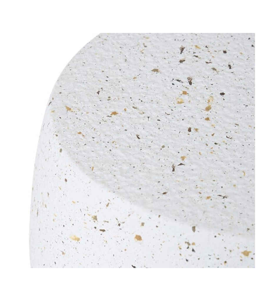 Table basse Narlon long 80 cm blanc JJA 213074